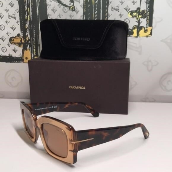 New Authentic TOM FORD Brigitta FT1188/S 45E Sunglasses\
